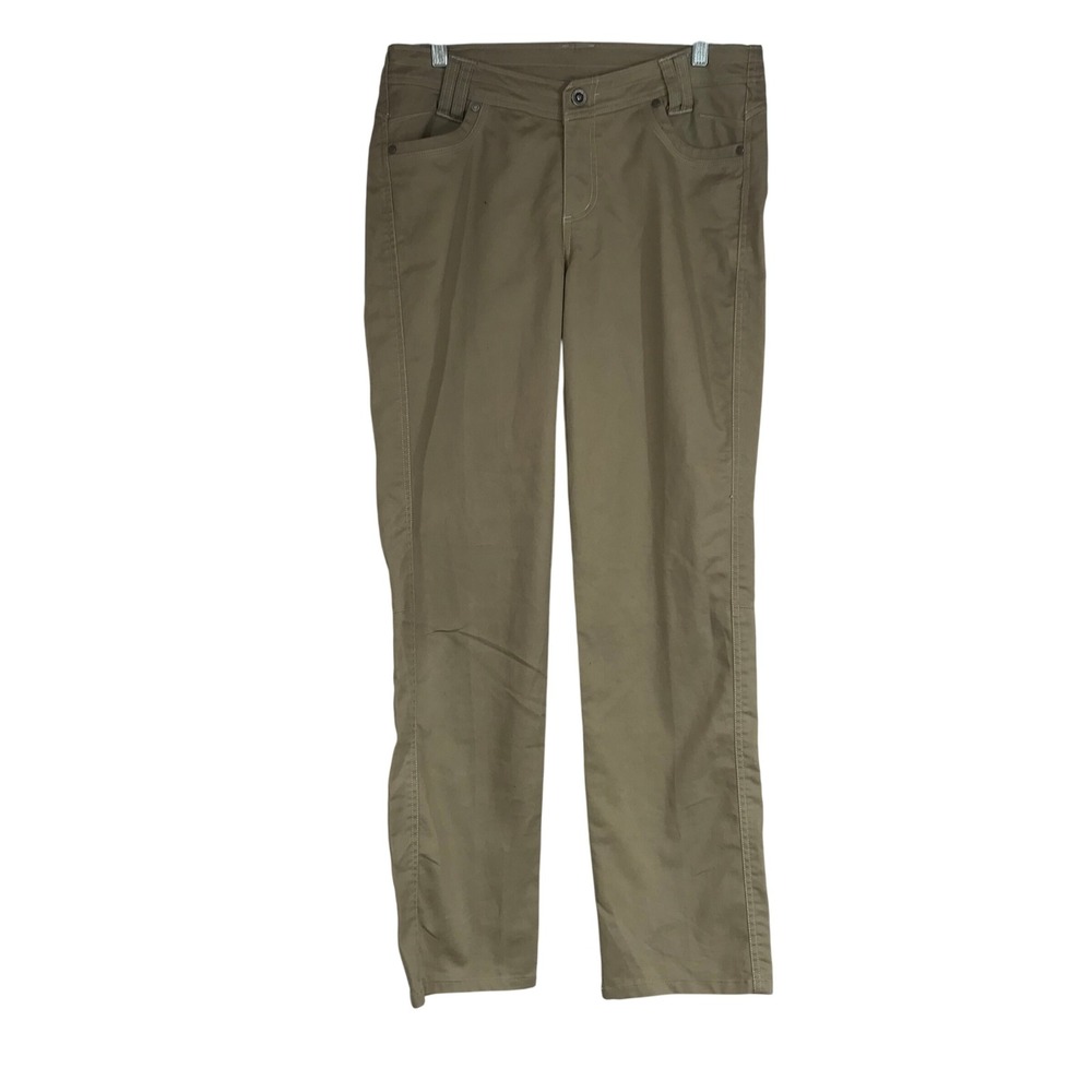 KUHL Women Khaki Hiking Camping Travel Pants Size 10 Regular